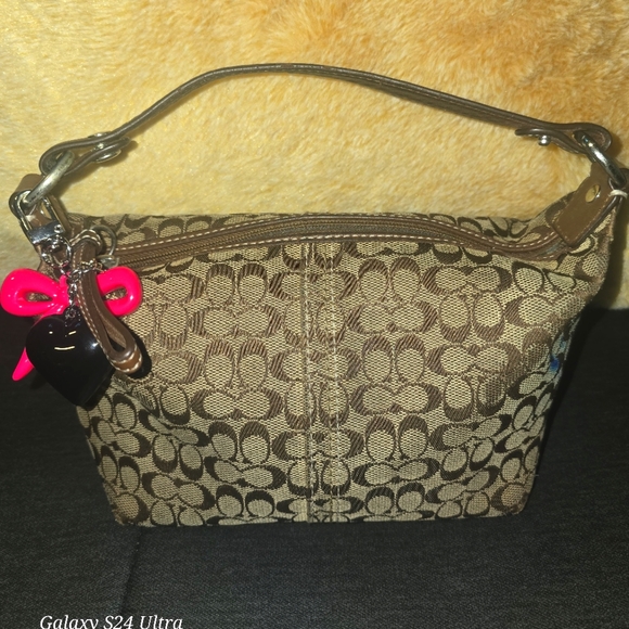 Coach Mini Hobo Bag Signature - Picture 1 of 5